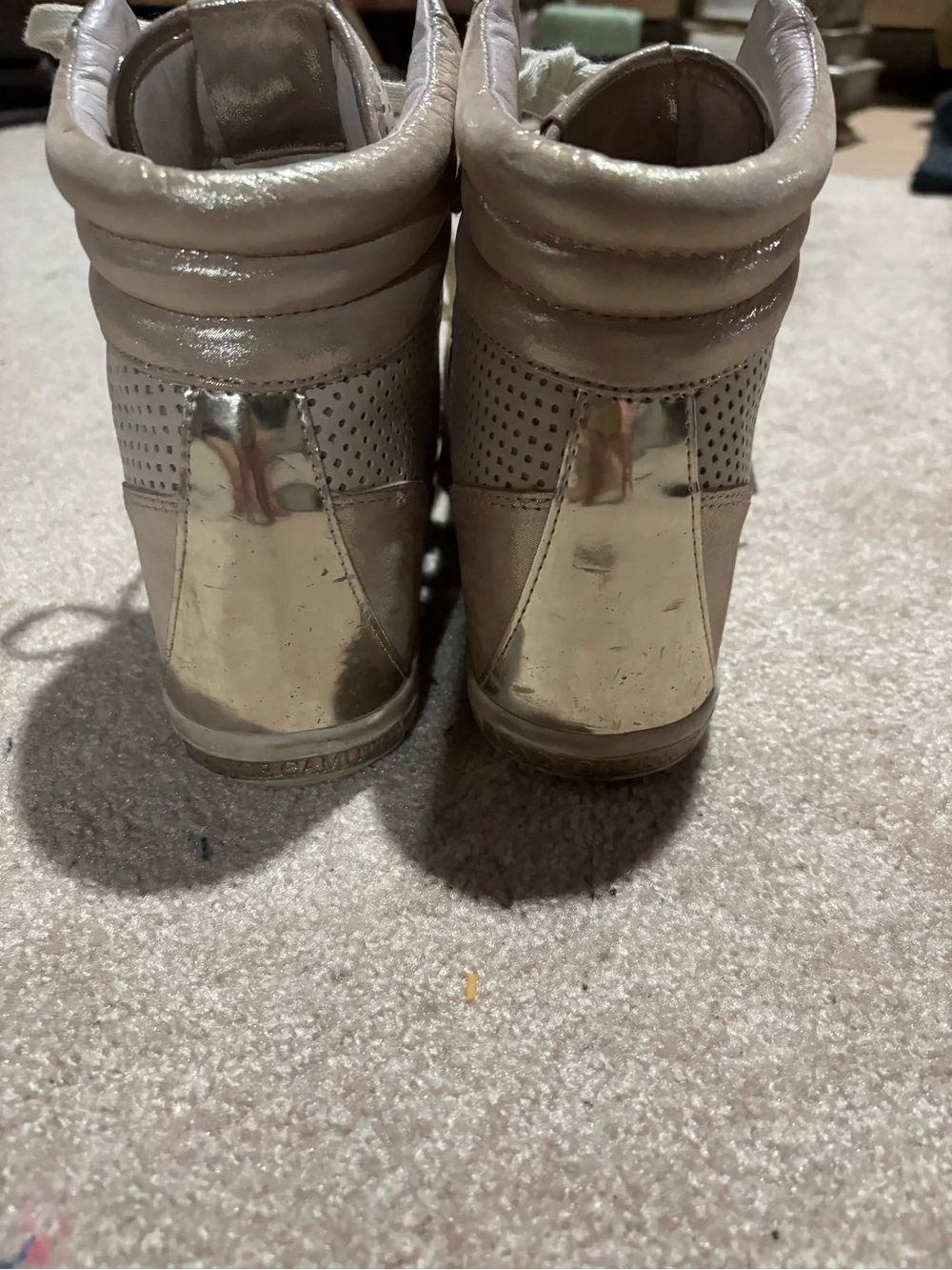 Vince Camuto- Gold Sneakers
